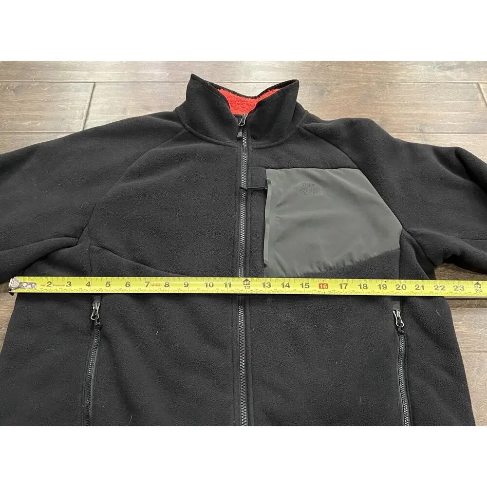 The North Face Mens Black ChImborazo Sherpa Lined Full Zip Fleece Jacket Size L